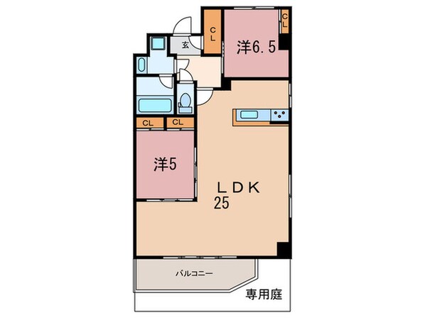 スプランディッド西宮北口の物件間取画像